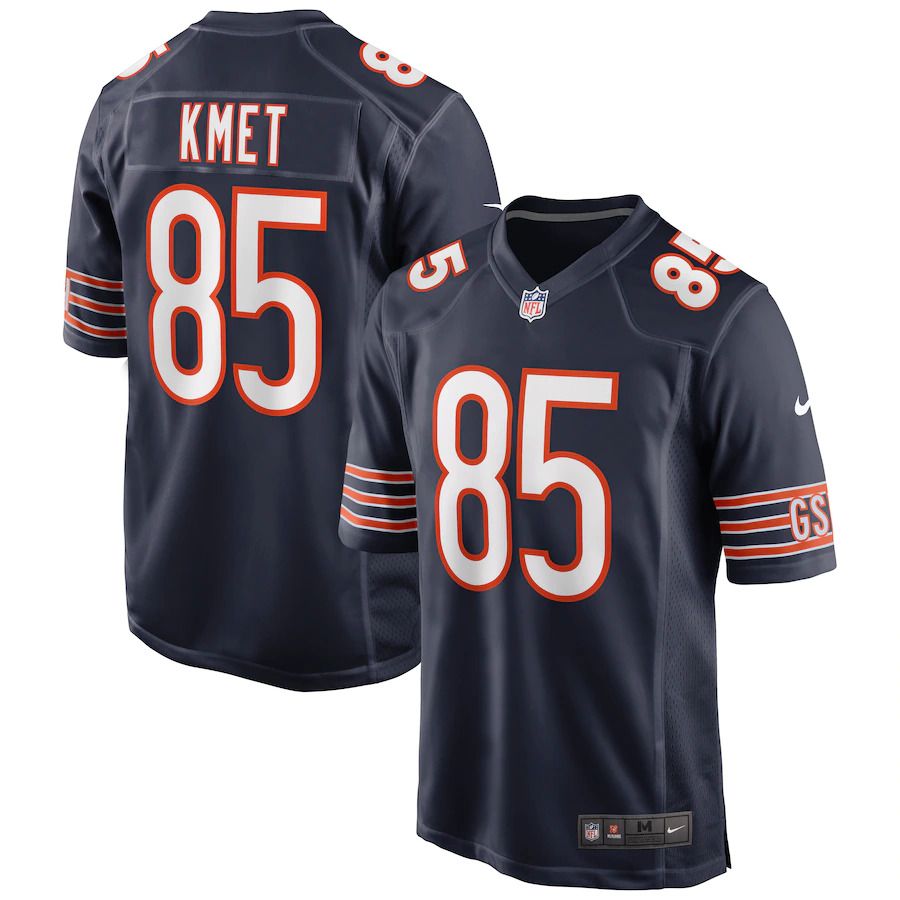 Men Chicago Bears #85 Cole Kmet Nike Navy Player Game NFL Jersey